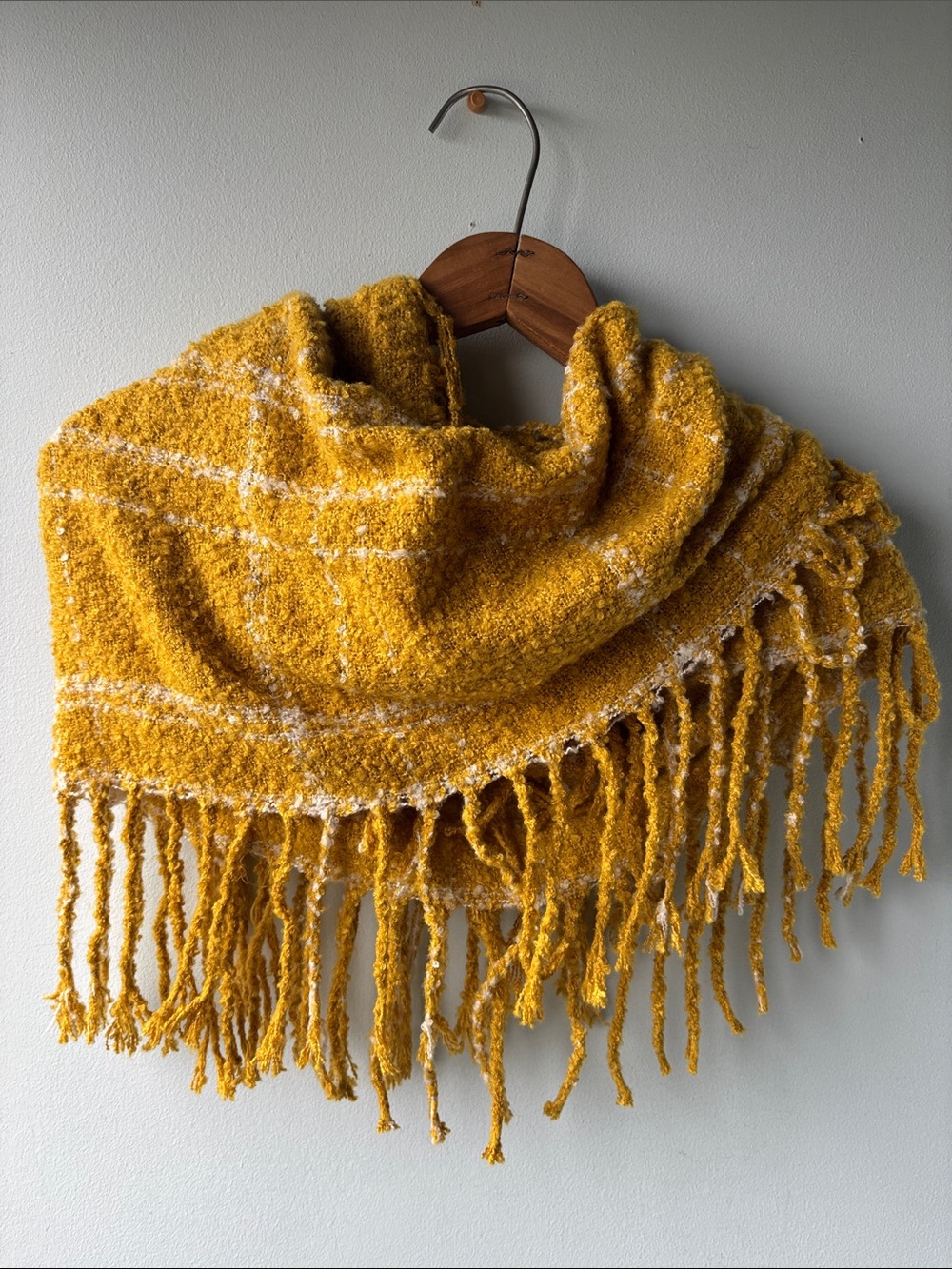 Mustard Yellow Infinity Scarf
